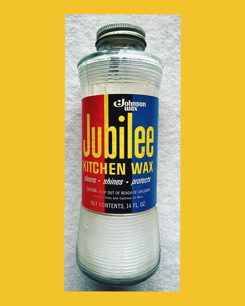Jubilee Kitchen Wax (1960s) www.artskooldamage.blogspot.co… Flickr
