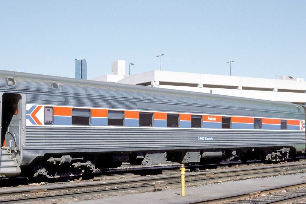 AMTRAK AMTK 02703 sarasota SLEEPER car ex SCL 6624 bos… Flickr