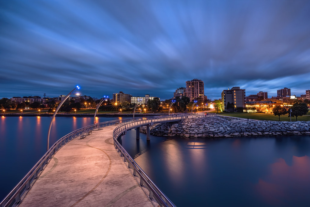 Burlington, Ontario Canada A long exposure image taken fro… Flickr