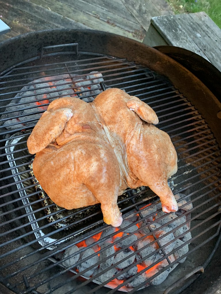 Spatchcock Chicken On The Weber Grill _BuBBy_ Flickr