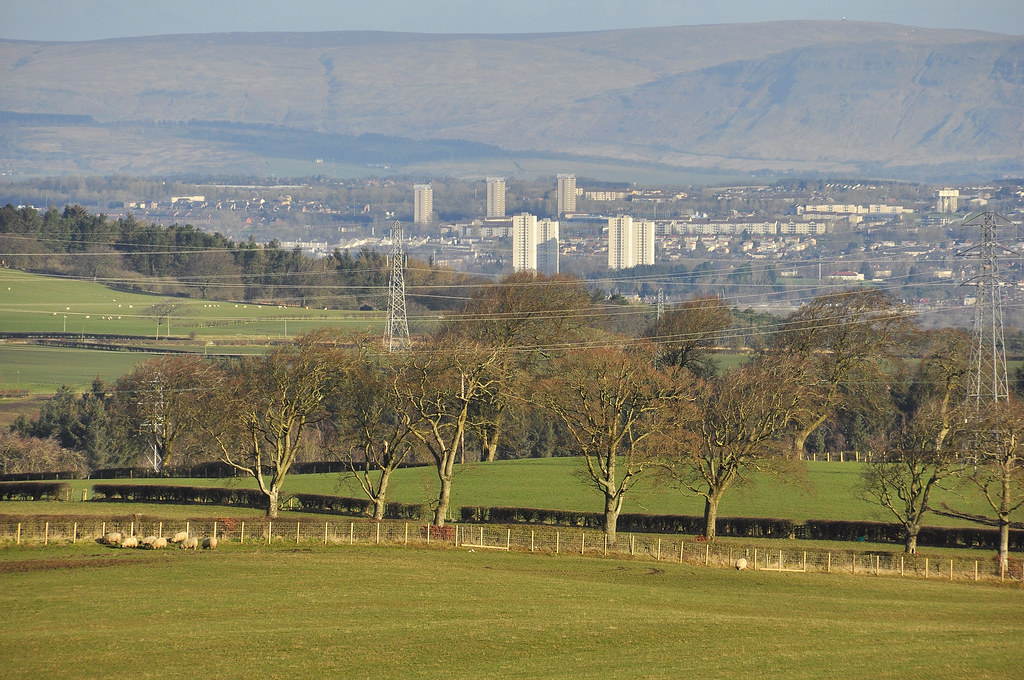 Glasgow from Auchentibber Farm Blantyre James Brown Flickr