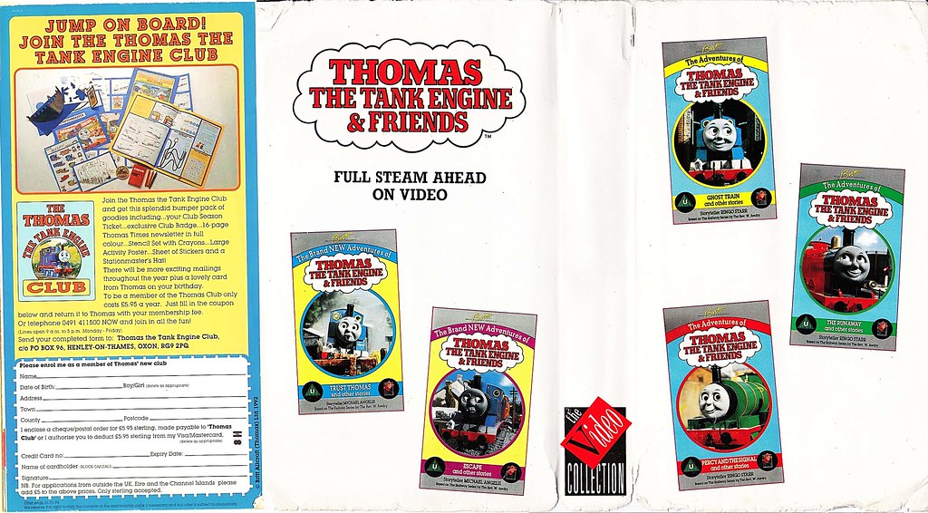 thomas the tank engine UK VHS and DVD collection | Flickr