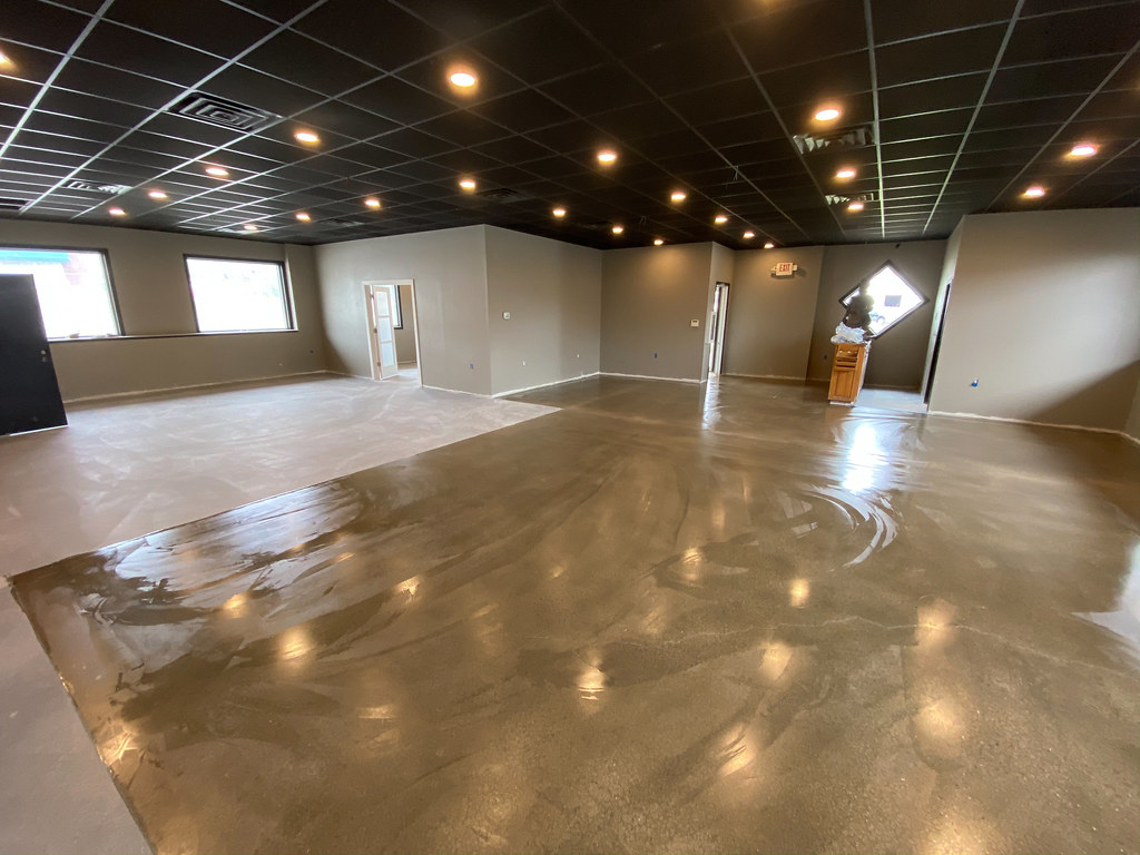 Restaurant Gets Polished Concrete Flooring Glossy Floors