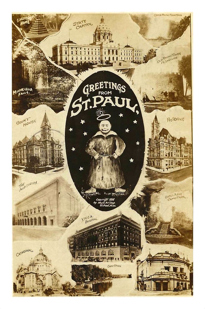 Old Saint Paul Minnesota Greetings From St. Paul, Copyri… Flickr