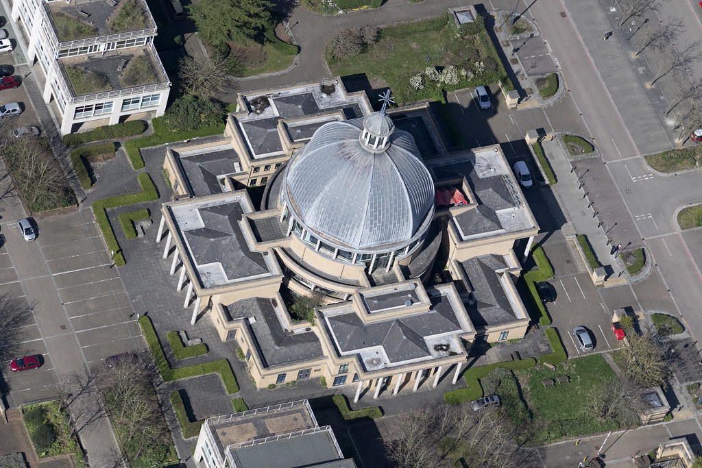 Milton Keynes Church Of Christ The Cornerstone aerial image a photo