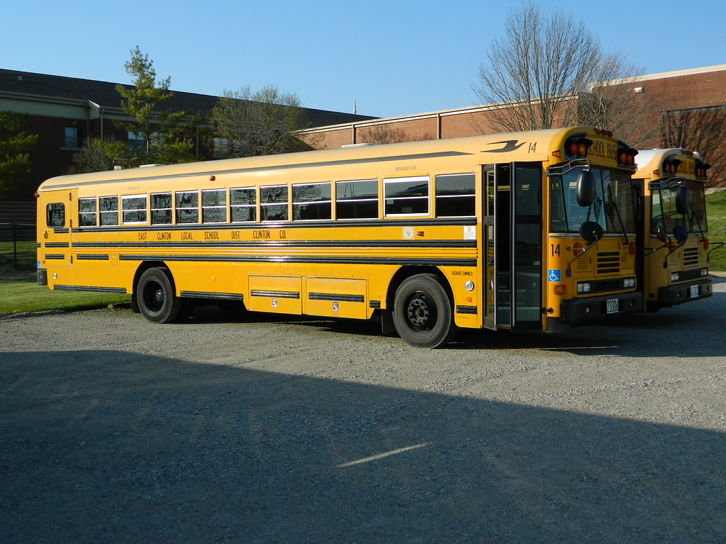 East Clinton Local School District 14 Bus lot Sabina, OH