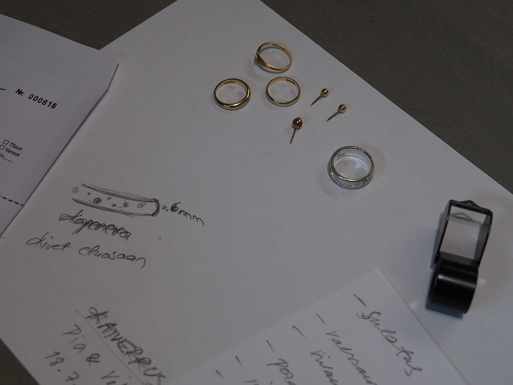 My new wedding rings are Finnish design and made by Tarina… Flickr