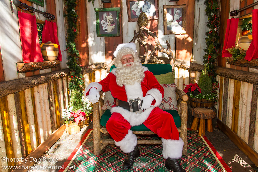 Meeting Santa Claus Disneyland Resort in California. Novem… Flickr