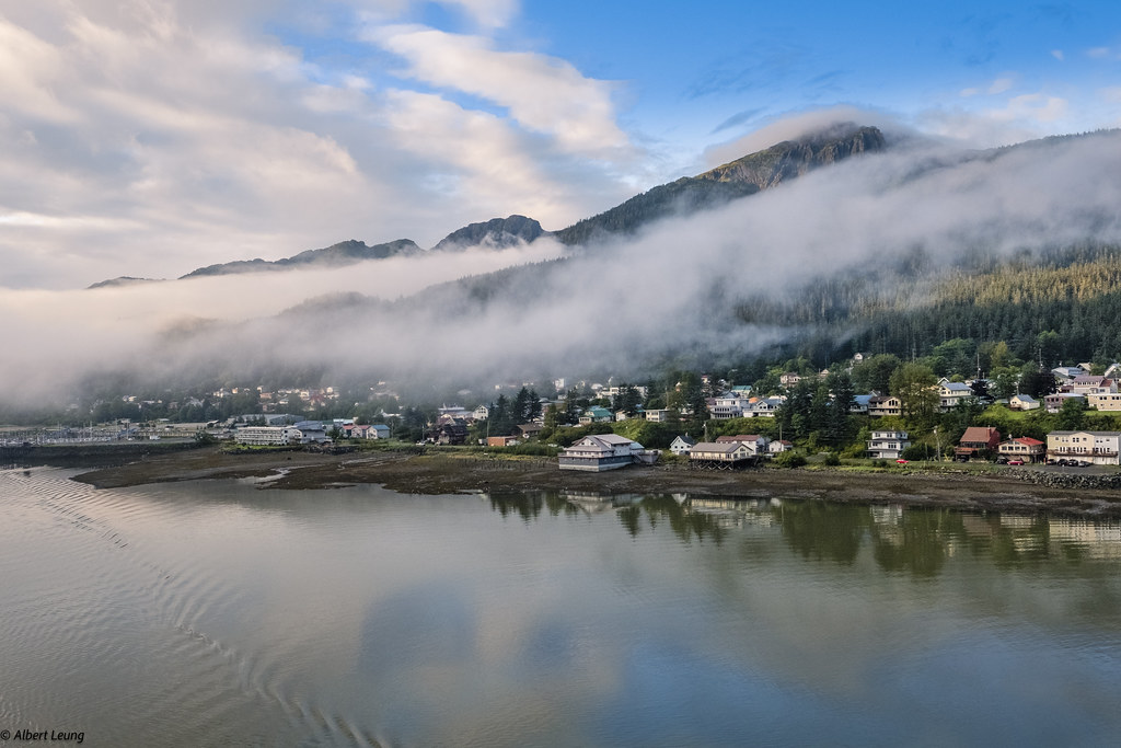 Sunrise at shoreline of Juneau Alaska DSCF5627 Albert Leung Flickr