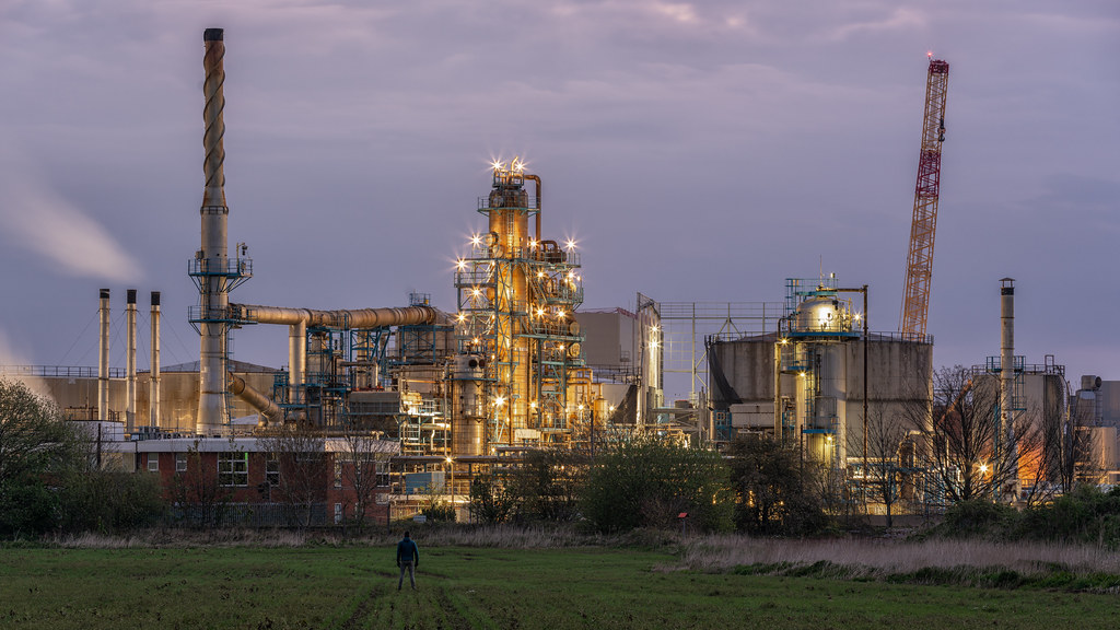 Sleep Walking Eastham Oil Refinery Up at 430am for a bit … Flickr