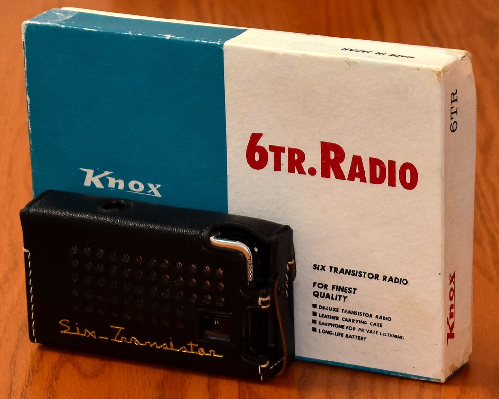 Vintage Knox Transistor Radio With Original Box, No Model … Flickr