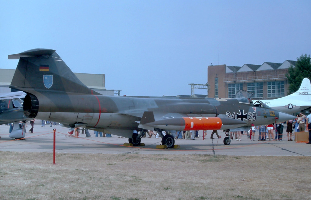 SCAN00627 Lockheed F104G Starfighter 24+28 Mildenhall 4 J… Flickr