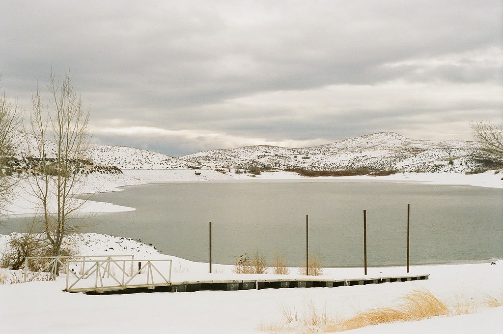 Mann Creek Resevoir Mann Creek Resevoir, winter, shot with… Flickr