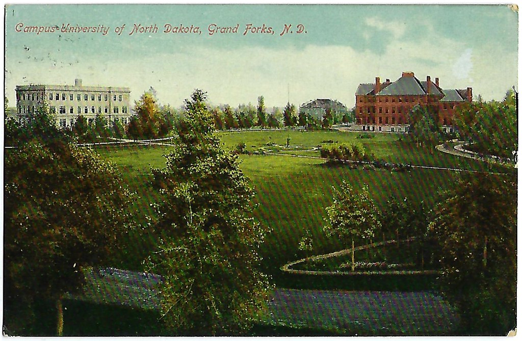 Grand Forks University of North Dakota Postcards Flickr