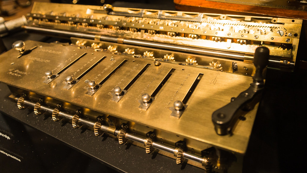 Mechanical calculator Early 20th century. National Technic… Flickr