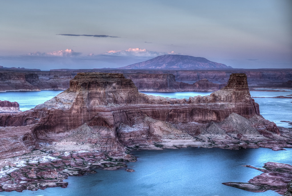 Gunsight Butte at Sun down Alstrom Point, Utah, USA Raw Im… Flickr