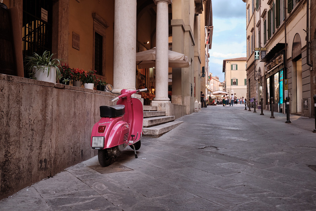 Pinky Vespa in Arezzo Alessandro Giusti Flickr