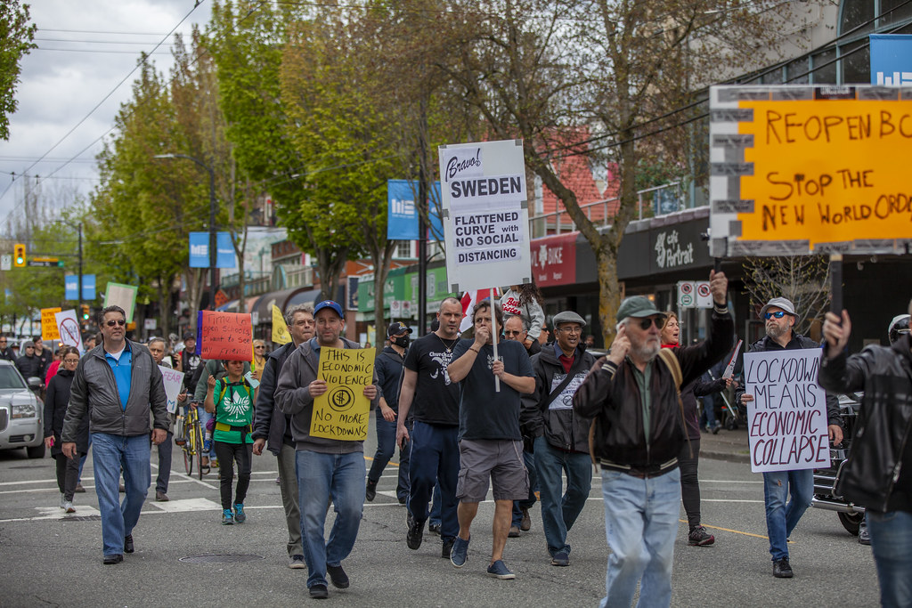 COVID19 Vancouver's largest protest, April 26th 2020 Flickr
