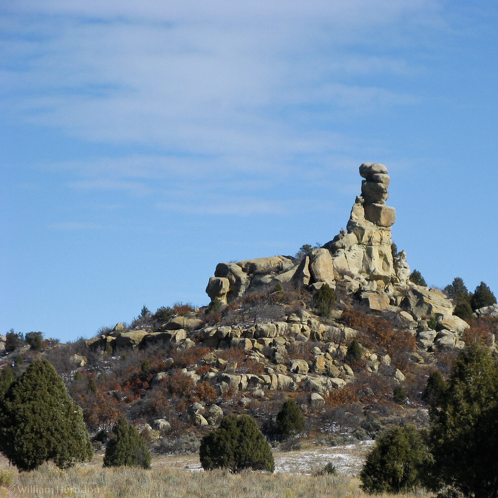 Pillar U.S. Route 64 20 miles west of Dulce, New Mexico,… Flickr