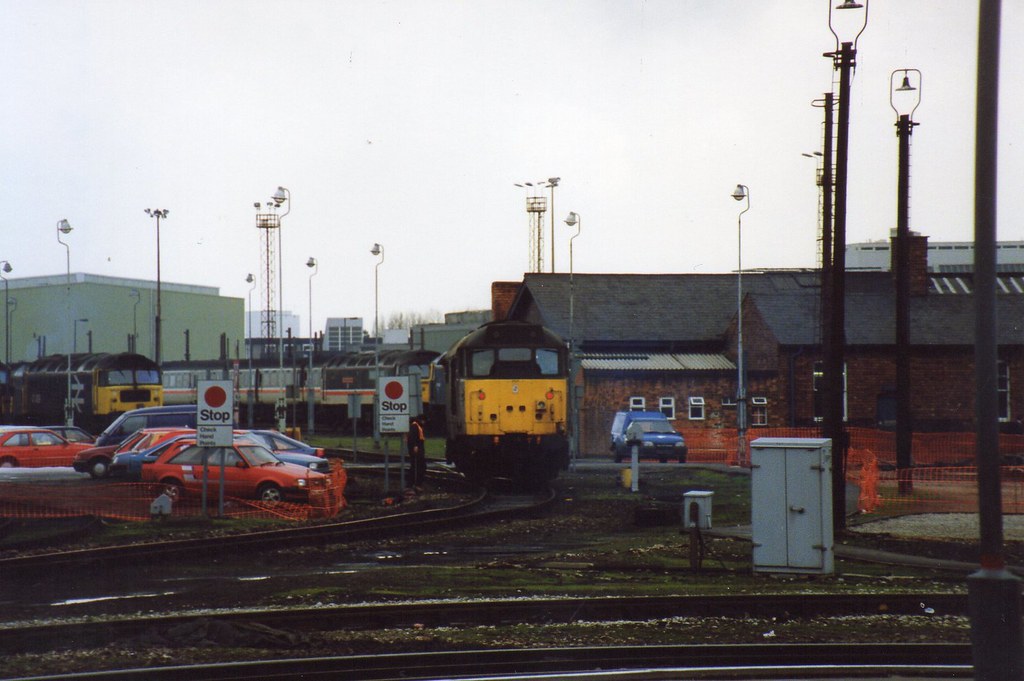 img17211 Derby Midland station 29/03/1992 Class 31/5 … Flickr
