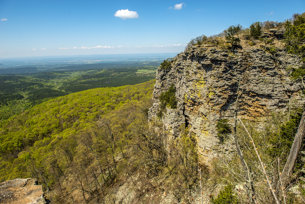 Cliff on Mt. Magazine The highest point in Arkansas Flickr