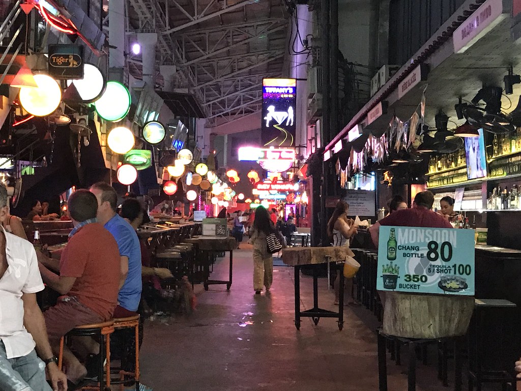Sitdown bars on a side street off Soi Bangla Sitdown bar… Flickr