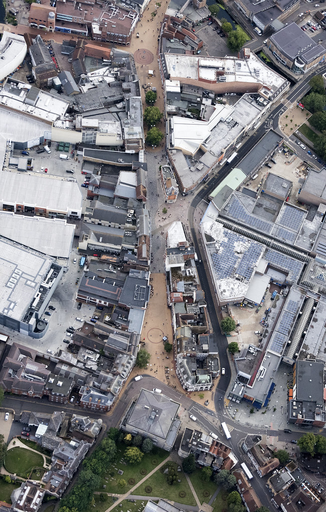 High Street Chelmsford aerial image a photo on Flickriver