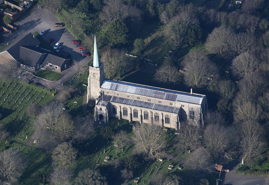 St Margarets Church Lowestoft aerial image aerial Lowestof… Flickr