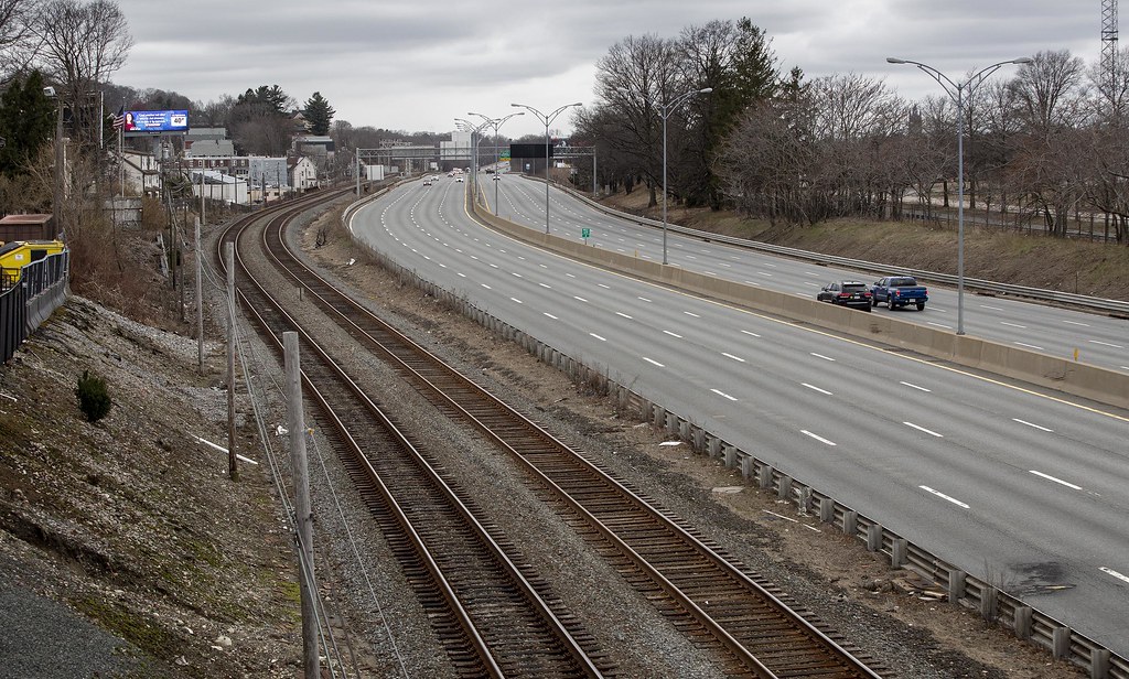 Mass. Pike. Sparse traffic on the Mass. Pike as the impact… Flickr