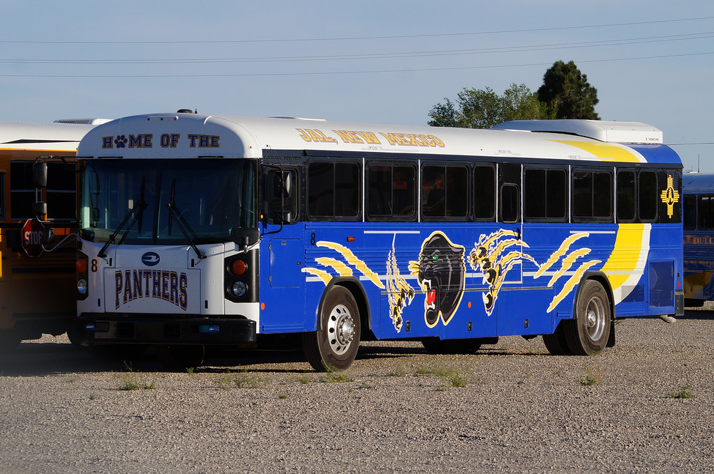 Jal Panthers Blue Bird All American T3RE 8 One of Jal Pub… Flickr