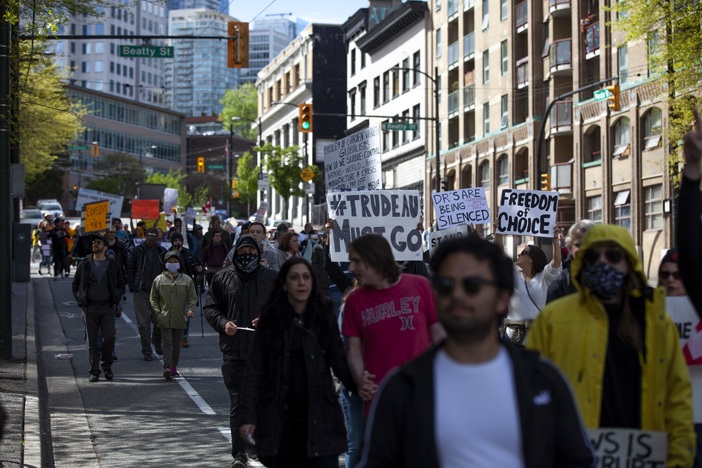 COVID19 AntiLockdown Protest in Vancouver, May 3rd 2020 Flickr