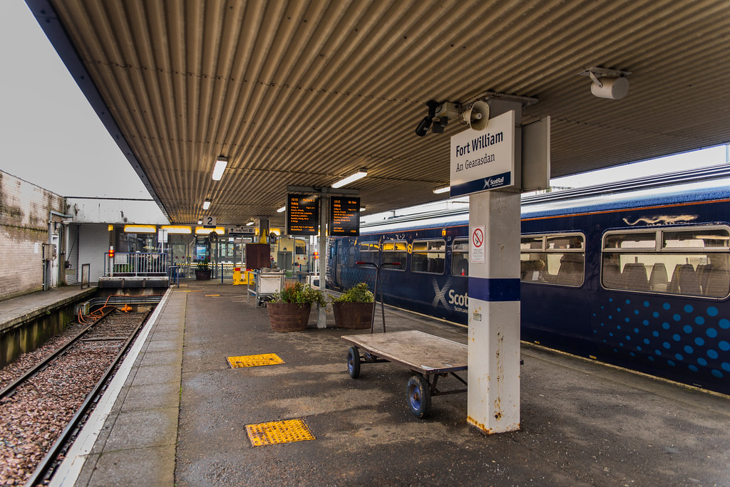 Fort William Railway Station Platform Le Monde1 Flickr