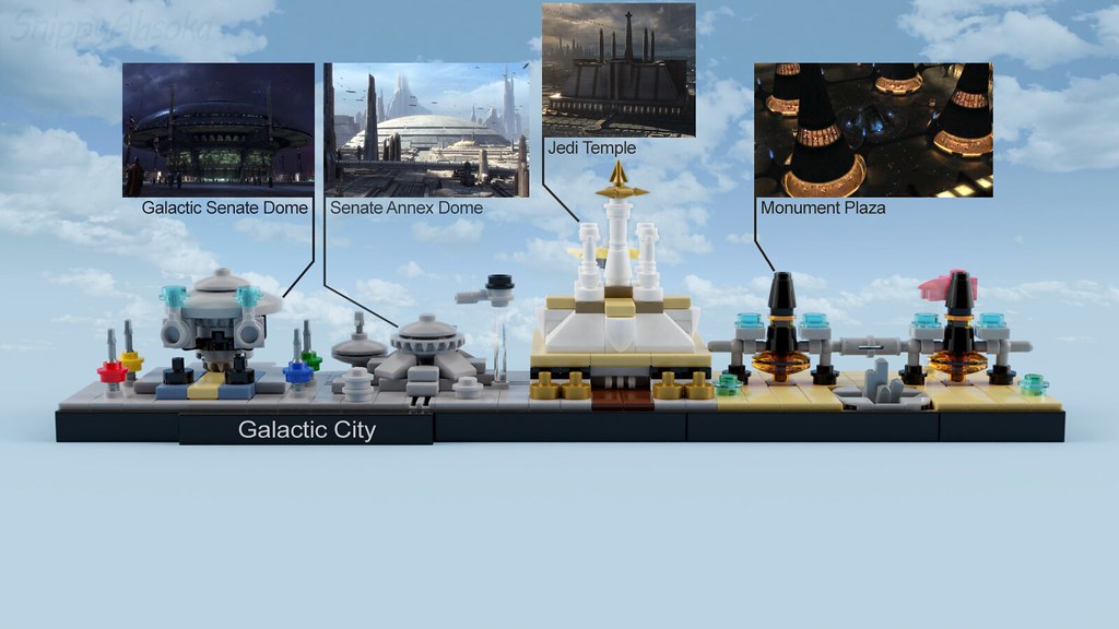 Galactic City details A comparison render of the MOC wit… Flickr