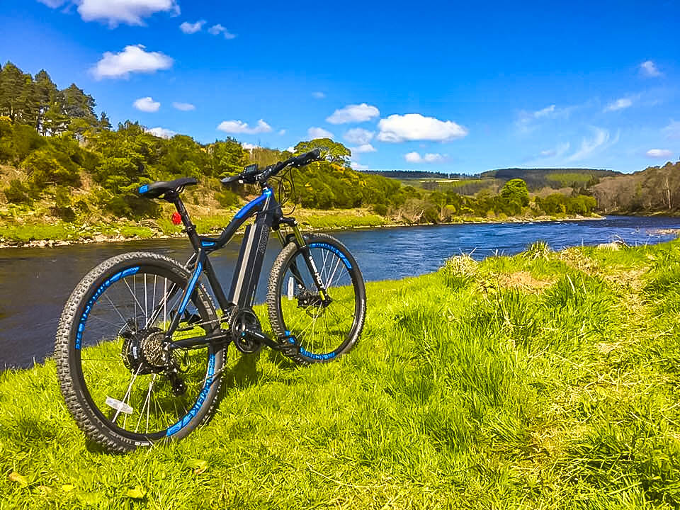 Riverside Cycle Ride Daily exercise along the River Spey BRIAN