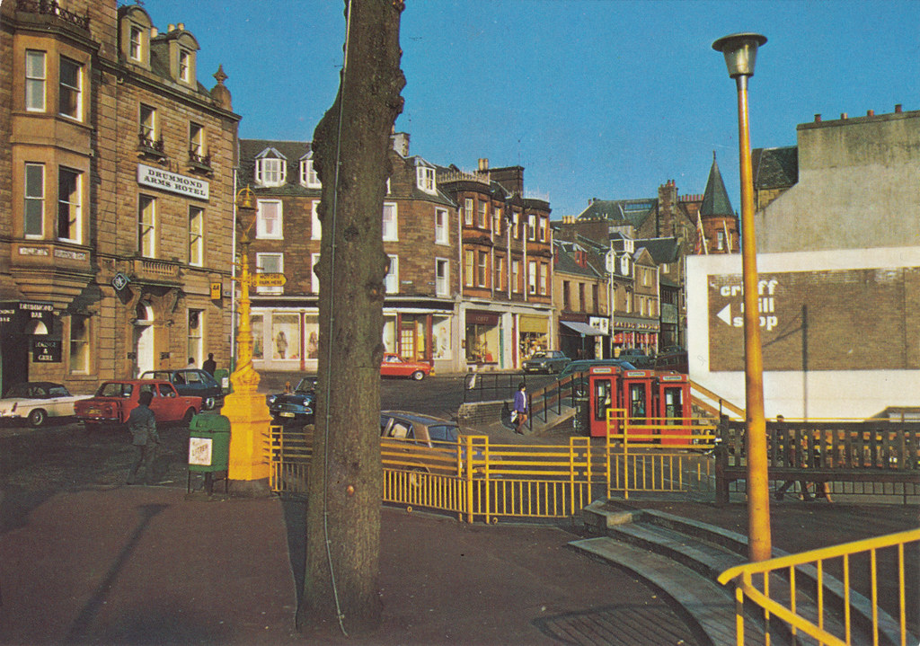 The Square, Crieff old postcard 1970s This card has an unu… Flickr