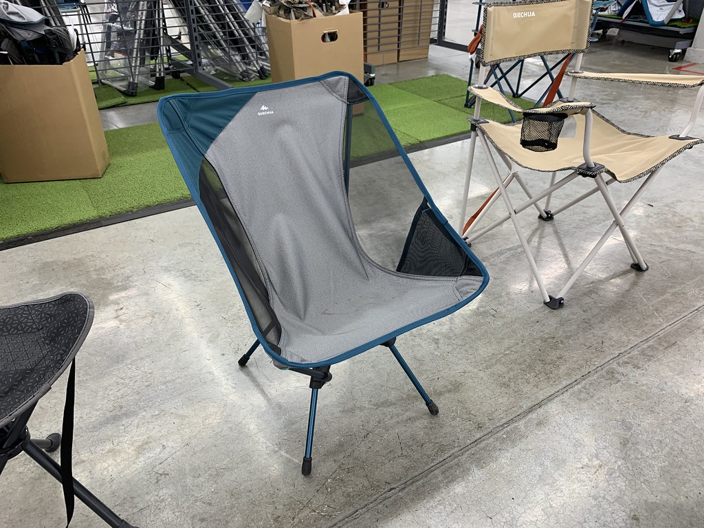 Chairs at Decathlon Light weighted camping chair. bfishadow Flickr