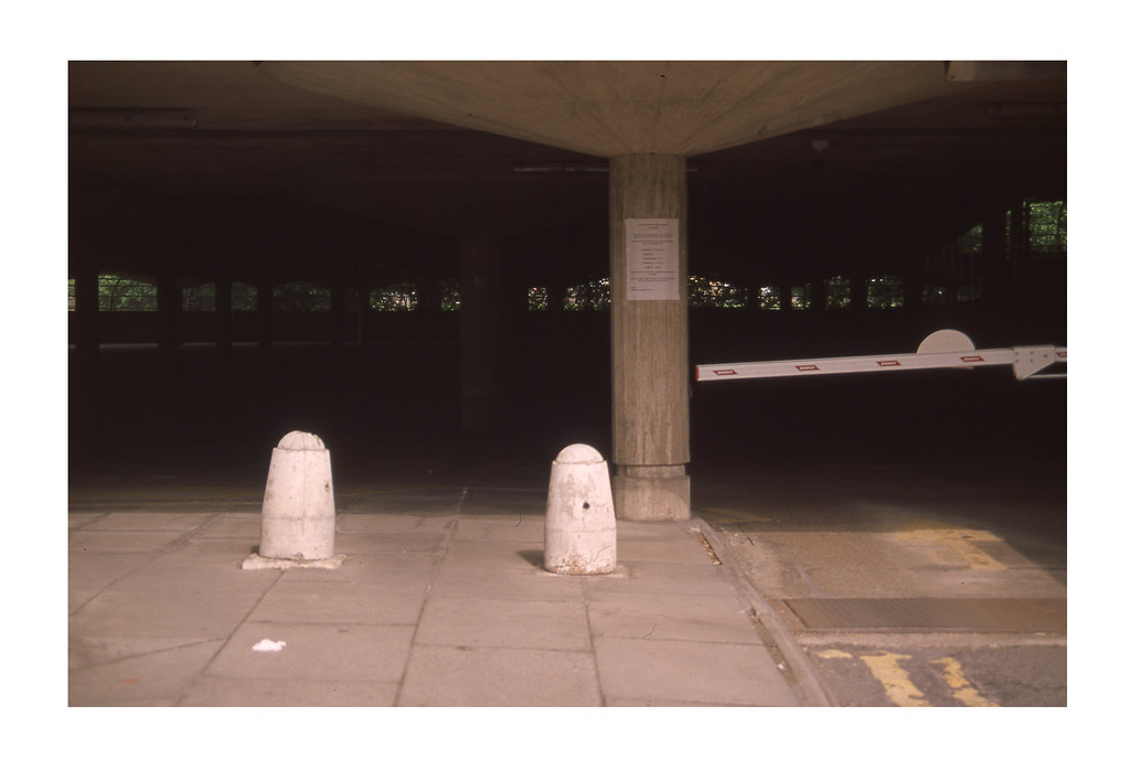 Bollards in Uxbridge, 2019, Civic Centre Car Park. Flickr