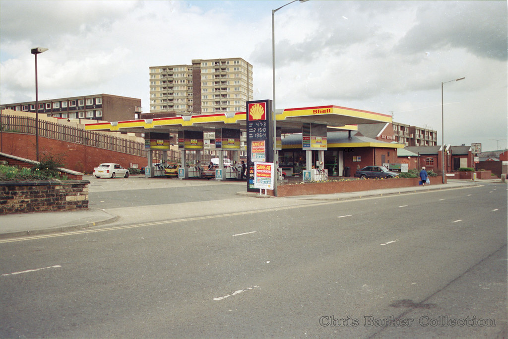 Shell Eccleshall Road, Sheffield, South Yorkshire 1991 Flickr