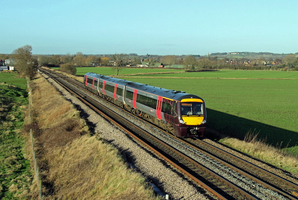 170106 Sawley 23/12/15 Sawley CrossCountry Class 170 1701… Flickr