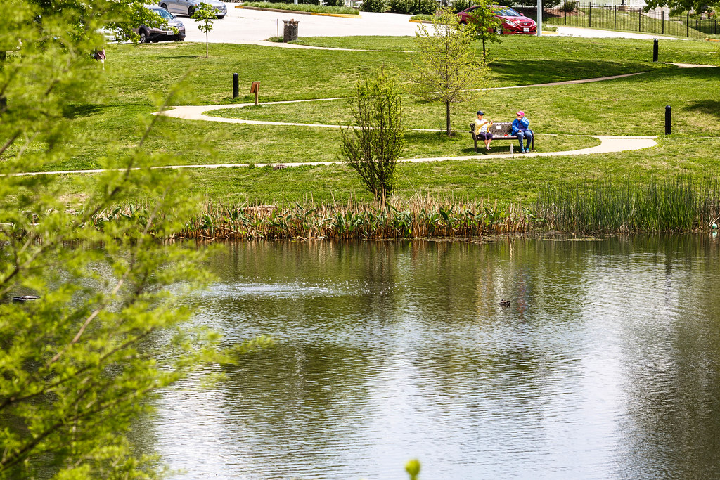 At the park Relaxing on a Kirkwood Park bench in front of … Flickr