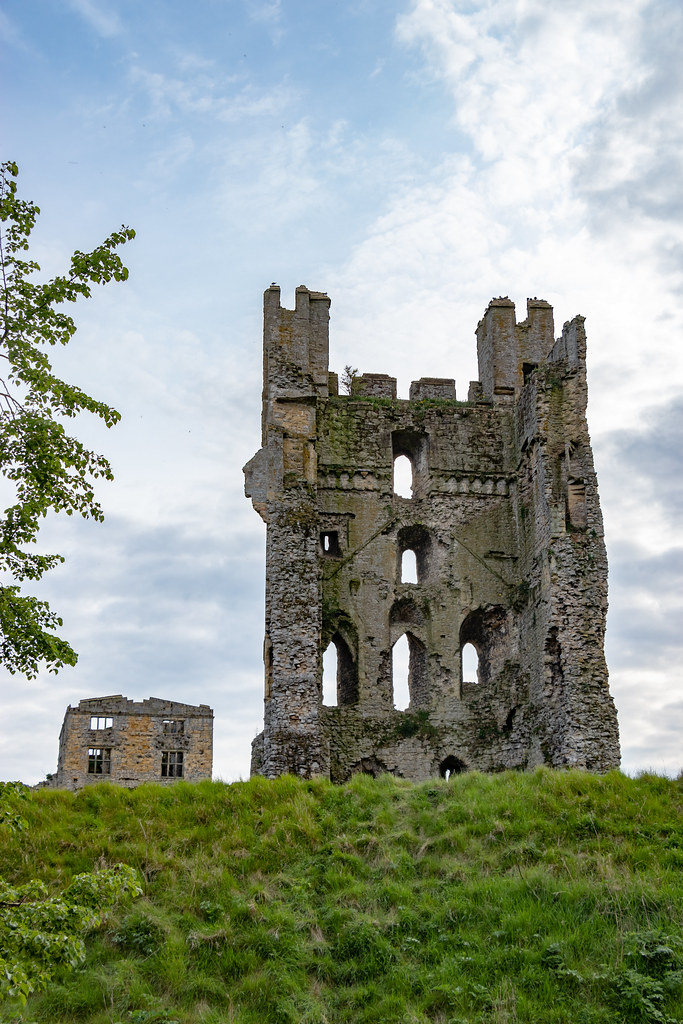 Helmsley Castle Helmsley Castle in Helmsley, England. HarshLight