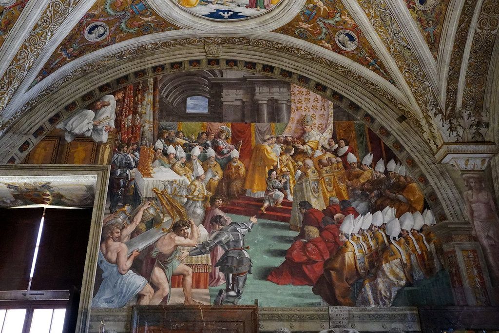 'Crowning of Charlemagne' This fresco depicts the coronati… Flickr