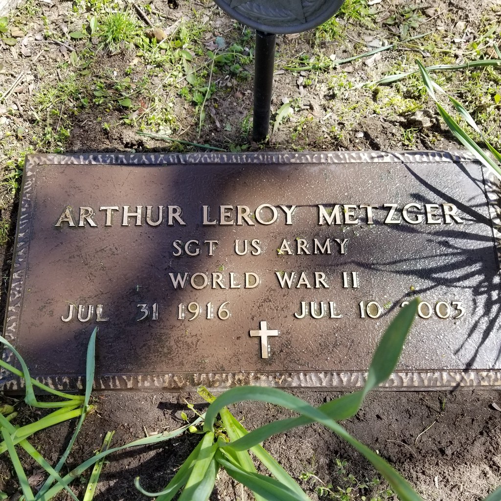 Metzger, Arthur Leroy (Vet WWII Army) Metzger, Arthur Lero… Flickr