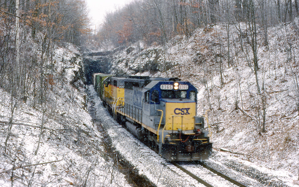 CSX 8365 GATX 2006 EB at White Haven Tunnel Eastbound D&H … Flickr