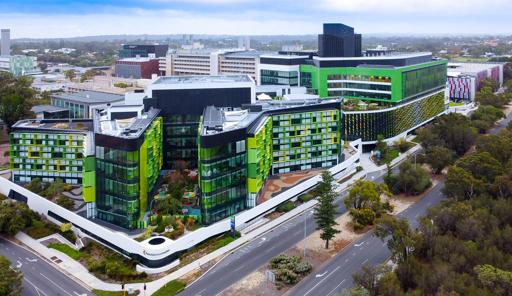Perth Children's Hospital, Western Australia. Taken by dro… Flickr