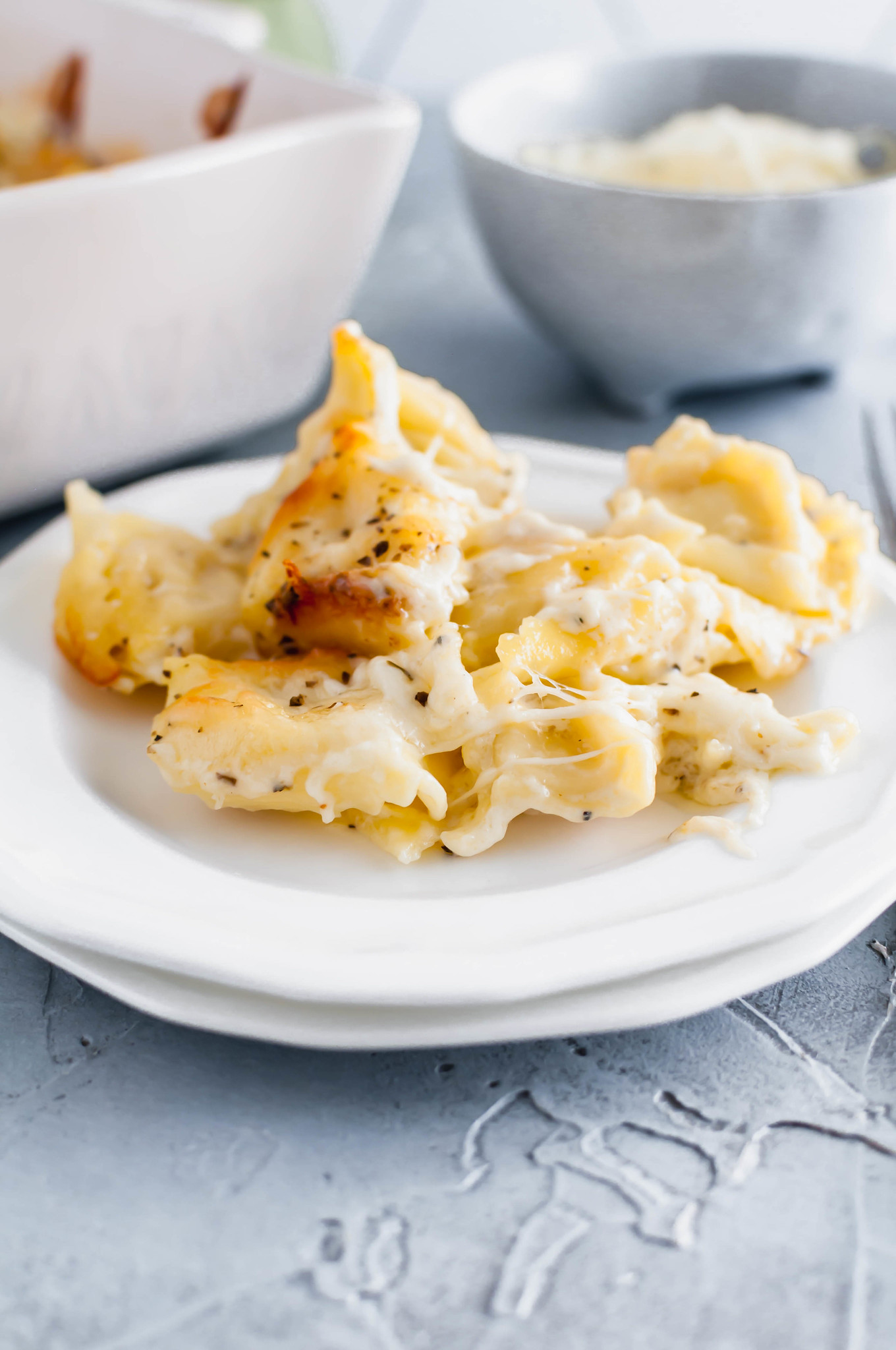 Baked Tortellini Alfredo Meg's Everyday Indulgence