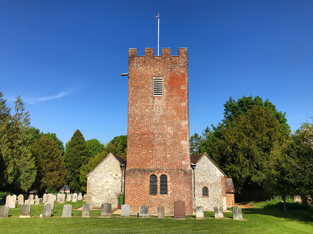 St Andrew's Church Tichborne, Hampshire. South Downs Natio… Marc