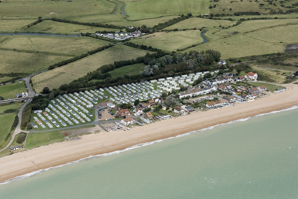 Pevensey aerial image Norman's Bay Caravan Park a photo on Flickriver