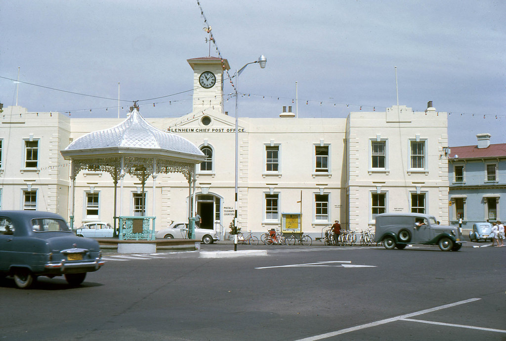 1966 Chief Post Office, Blenheim as it looked the year 23 … Flickr