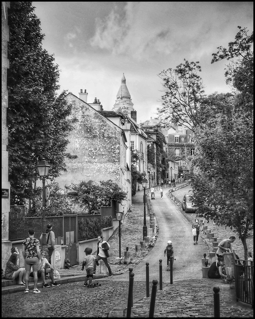 Rue de l’Abreuvoir * Paris Montmartre, à l’heure du